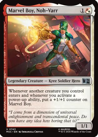 Marvel Boy, Noh-Varr (MSC-743)