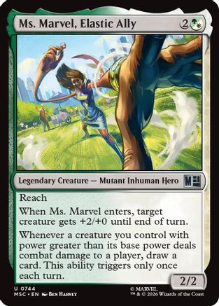 Ms. Marvel, Elastic Ally (MSH-744) (Foil)