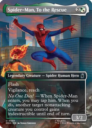 Spider-Man, To the Rescue (Borderless) (MSH-335)