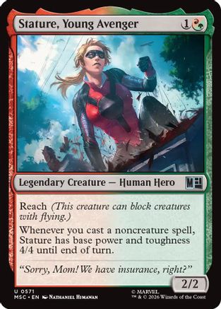 Stature, Young Avenger (MSH-571) (Foil)