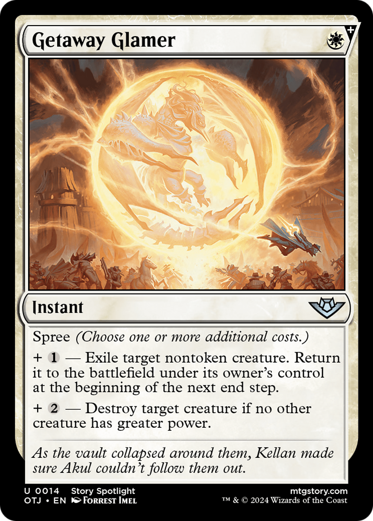 Getaway Glamer (OTJ-014) (Foil)