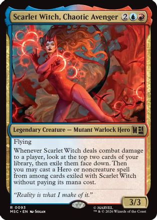 Scarlet Witch, Chaotic Avenger (MSC-093) (Foil)