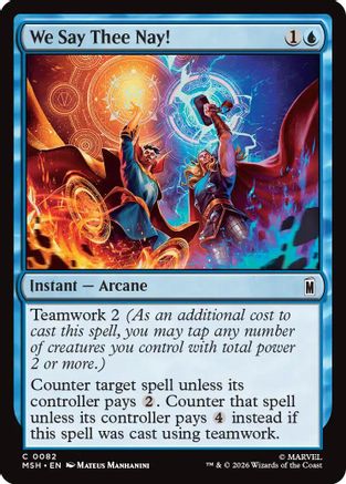 We Say Thee Nay! (MSH-082) (Foil)