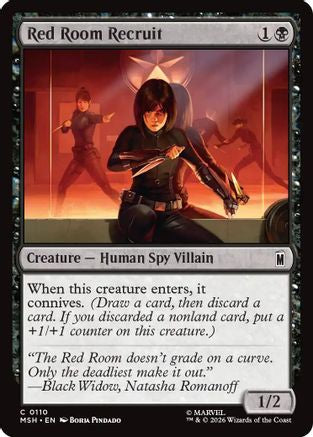 Red Room Recruit (MSH-110) (Foil)