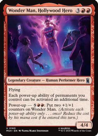 Wonder Man, Hollywood Hero (MSH-160) (Foil)
