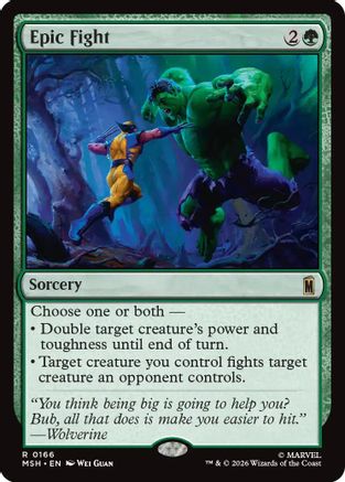 Epic Fight (MSH-166) (Foil)