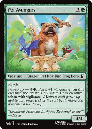 Pet Avengers (MSH-178) (Foil)