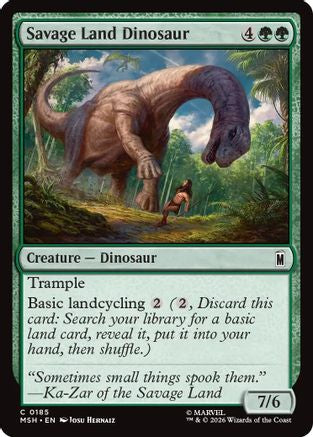 Savage Land Dinosaur (MSH-185)