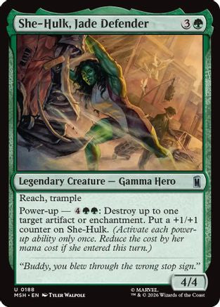 She-Hulk, Jade Defender (MSH-188) (Foil)