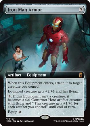 Iron Man Armor (Extended Art) (MSH-427)