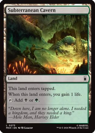 Subterranean Cavern (MSH-273) (Foil)