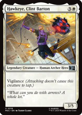 Hawkeye, Clint Barton (0518) (MSC-518)