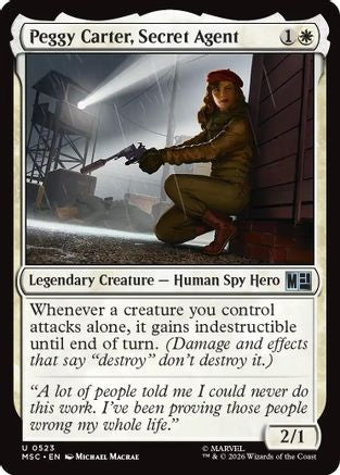 Peggy Carter, Secret Agent (MSC-523) (Foil)