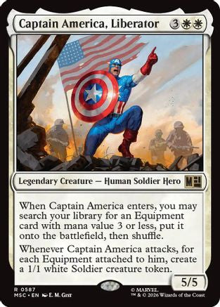 Captain America, Liberator (MSC-587) (Foil)