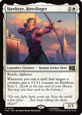 Hawkeye, Bowslinger (MSC-596)