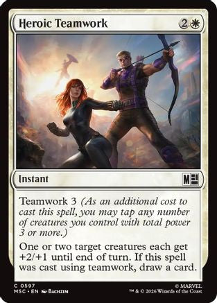 Heroic Teamwork (MSC-597) (Foil)