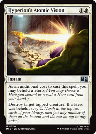 Hyperion's Atomic Vision (MSC-600) (Foil)