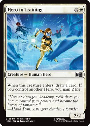 Hero in Training (MSC-840)