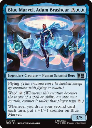 Blue Marvel, Adam Brashear (MSC-530) (Foil)