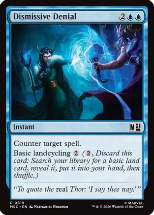Dismissive Denial (MSC-619) (Foil)