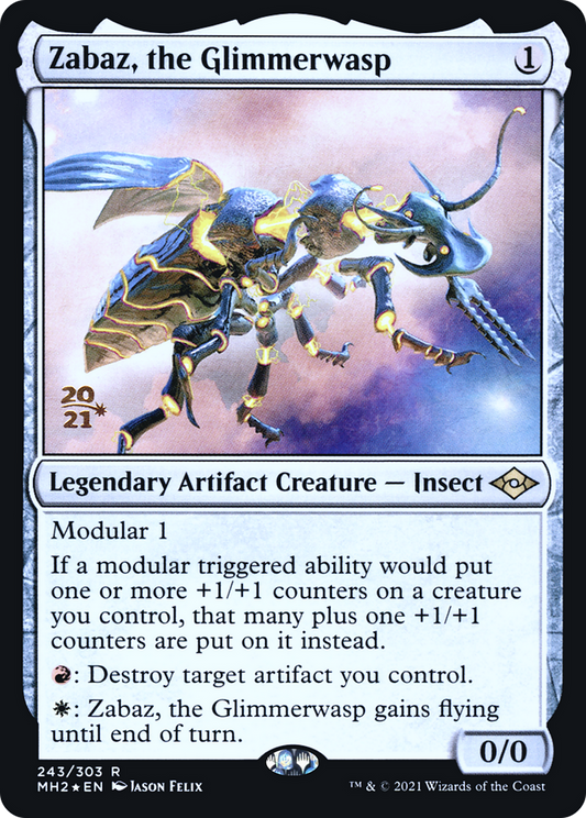 Zabaz, the Glimmerwasp (PRE-243S) (Foil)