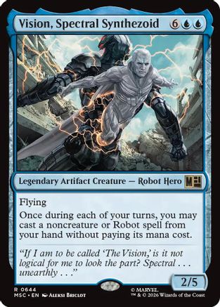 Vision, Spectral Synthezoid (MSC-644) (Foil)