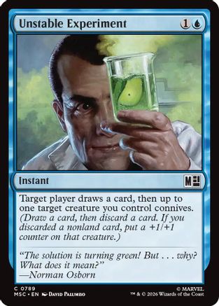 Unstable Experiment (MSC-789) (Foil)