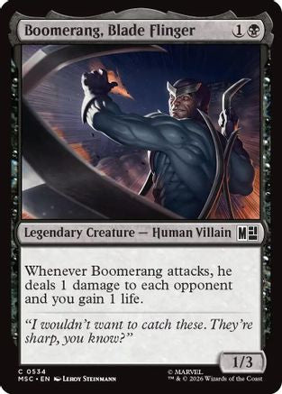 Boomerang, Blade Flinger (MSC-534) (Foil)
