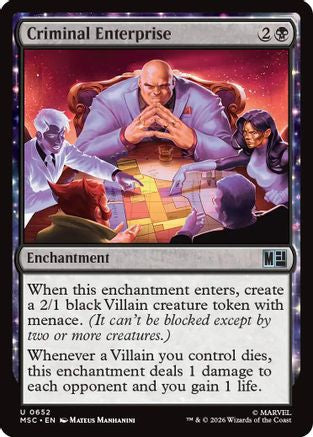 Criminal Enterprise (MSC-652)