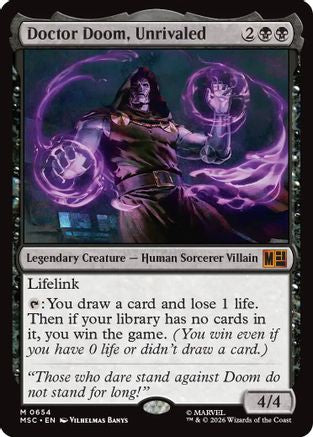 Doctor Doom, Unrivaled (MSC-654) (Foil)