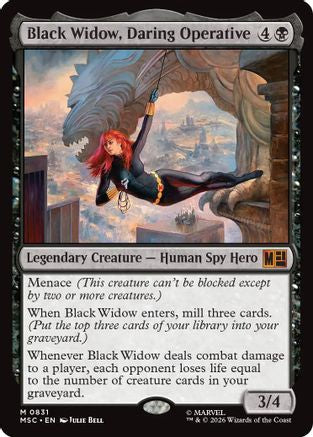 Black Widow, Daring Operative (MSC-831) (Foil)