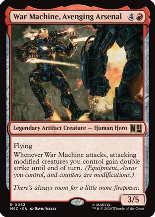 War Machine, Avenging Arsenal (MSC-063)