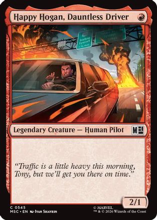Happy Hogan, Dauntless Driver (0545) (MSC-545) (Foil)