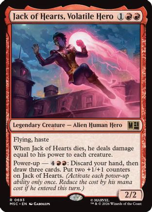 Jack of Hearts, Volatile Hero (MSC-693) (Foil)