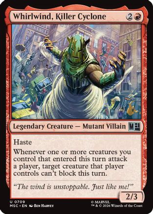 Whirlwind, Killer Cyclone (MSC-709)
