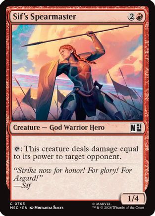 Sif's Spearmaster (MSC-765)