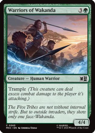 Warriors of Wakanda (MSC-565) (Foil)