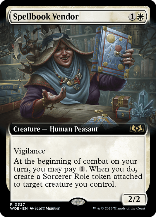 Spellbook Vendor (WOE-327) (Extended Art) (Foil)