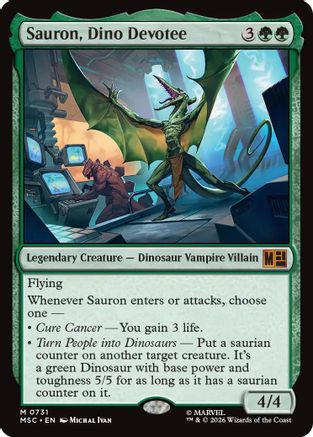 Sauron, Dino Devoteee (MSC-731)
