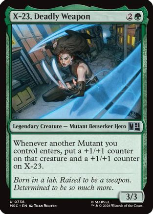 X-23, Deadly Weapon (MSC-738) (Foil)