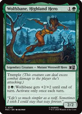 Wolfsbane, Highland Hero (MSC-767) (Foil)