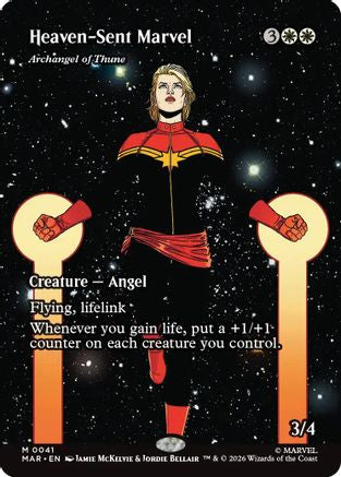 Heaven-Sent Marvel - Archangel of Thune (Borderless) (MAR-041) (Foil)
