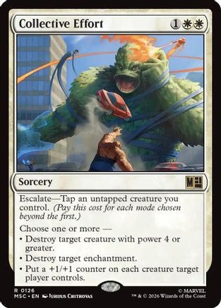 Collective Effort (Surge Foil) (MSC-126)