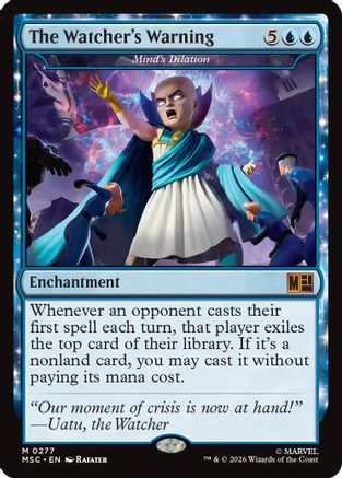 The Watcher's Warning - Mind's Dilation (Surge Foil) (MSC-277)