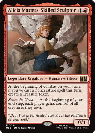 Alicia Masters, Skilled Sculptor (Surge Foil) (MSC-048)