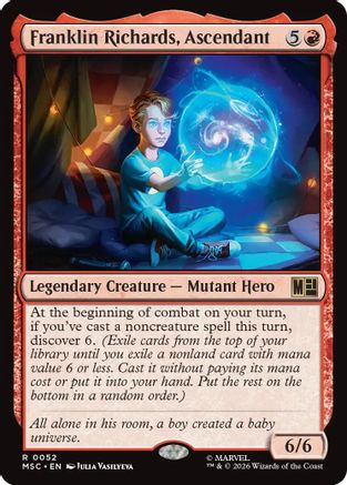 Franklin Richards, Ascendant (Surge Foil) (MSC-052)