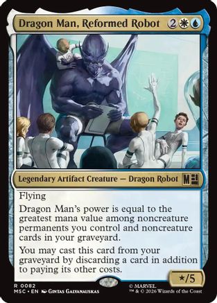Dragon Man, Reformed Robot (Surge Foil) (MSC-082)
