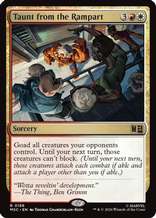 Taunt from the Rampart (Surge Foil) (MSC-188)