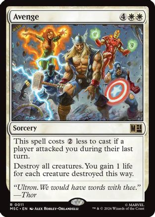 Avenge (Surge Foil) (MSC-011)
