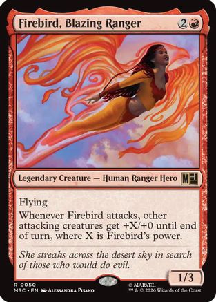 Firebird, Blazing Ranger (Surge Foil) (MSC-050)